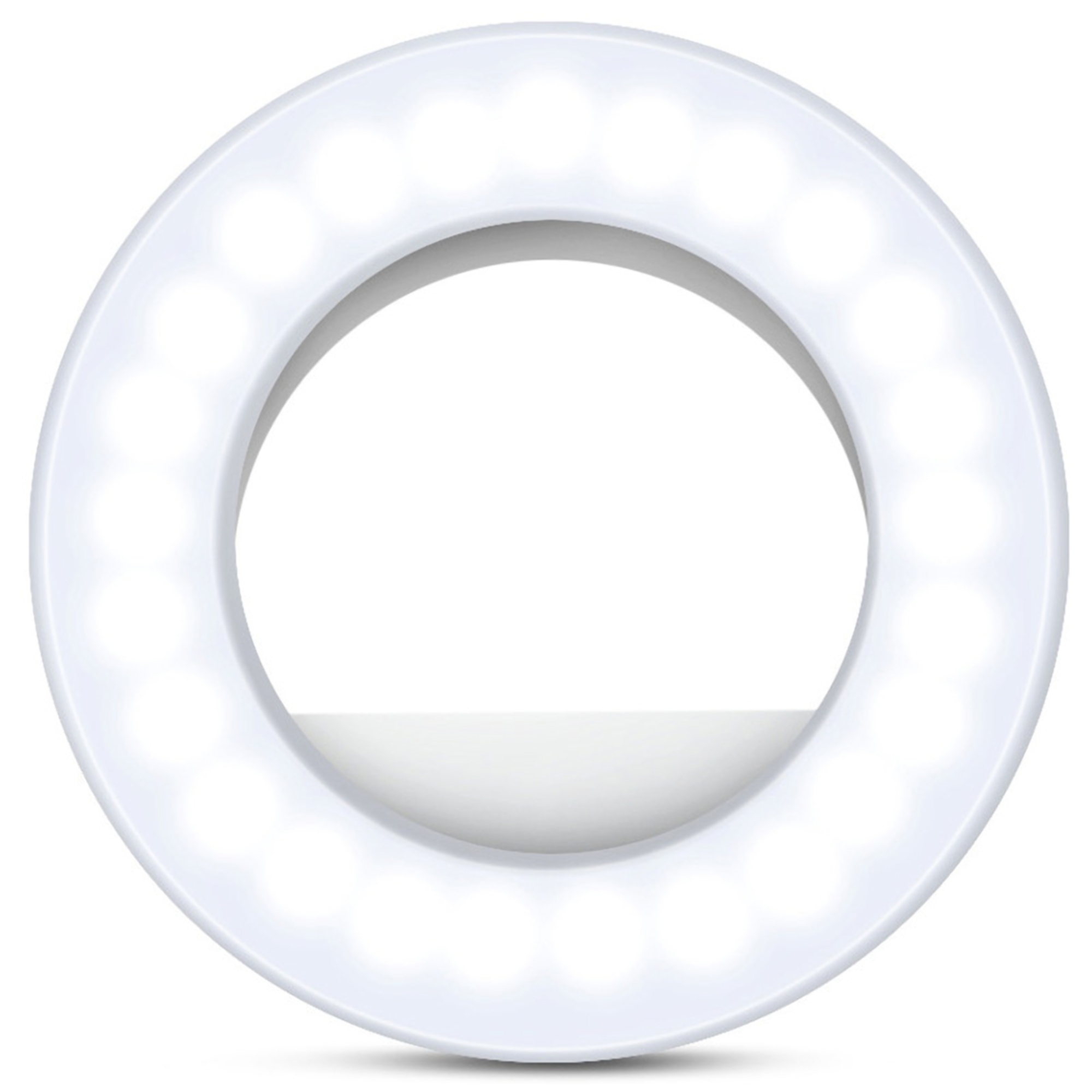 Mini 3-Mode Selfie Ring Light w/ABS Plastic 2