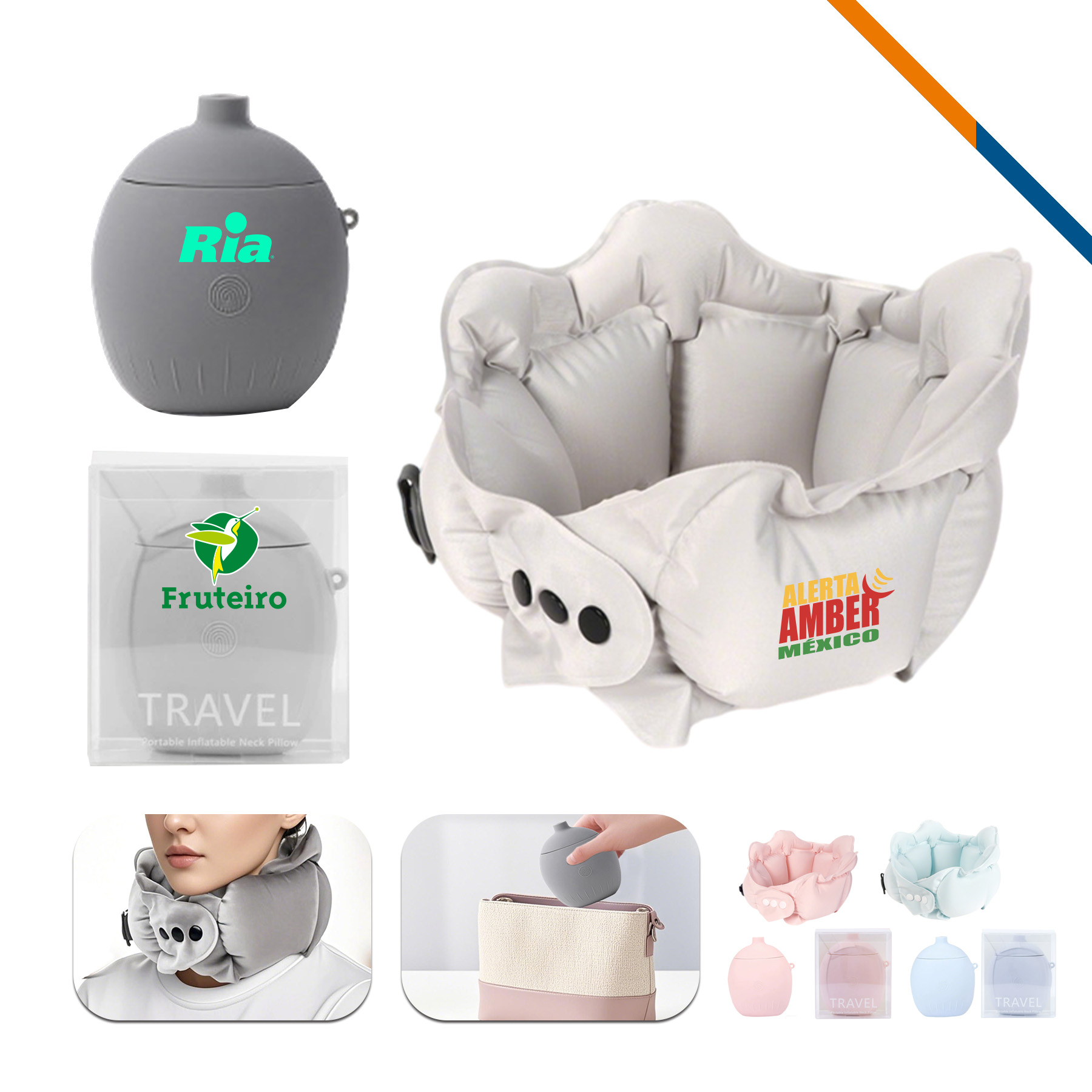 AirNape Portable Self Inflatable Neck Pillow 13