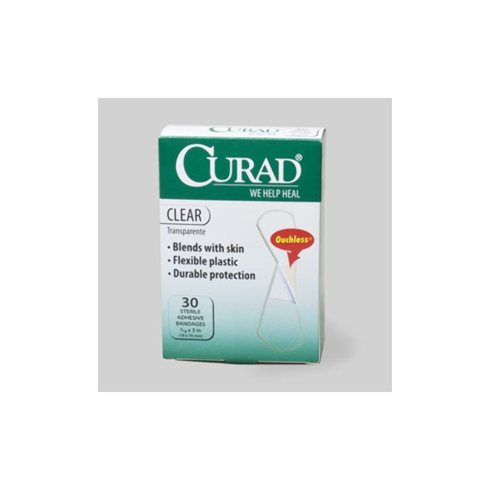 CURAD Clear Plastic Bandages - 30 Count 2
