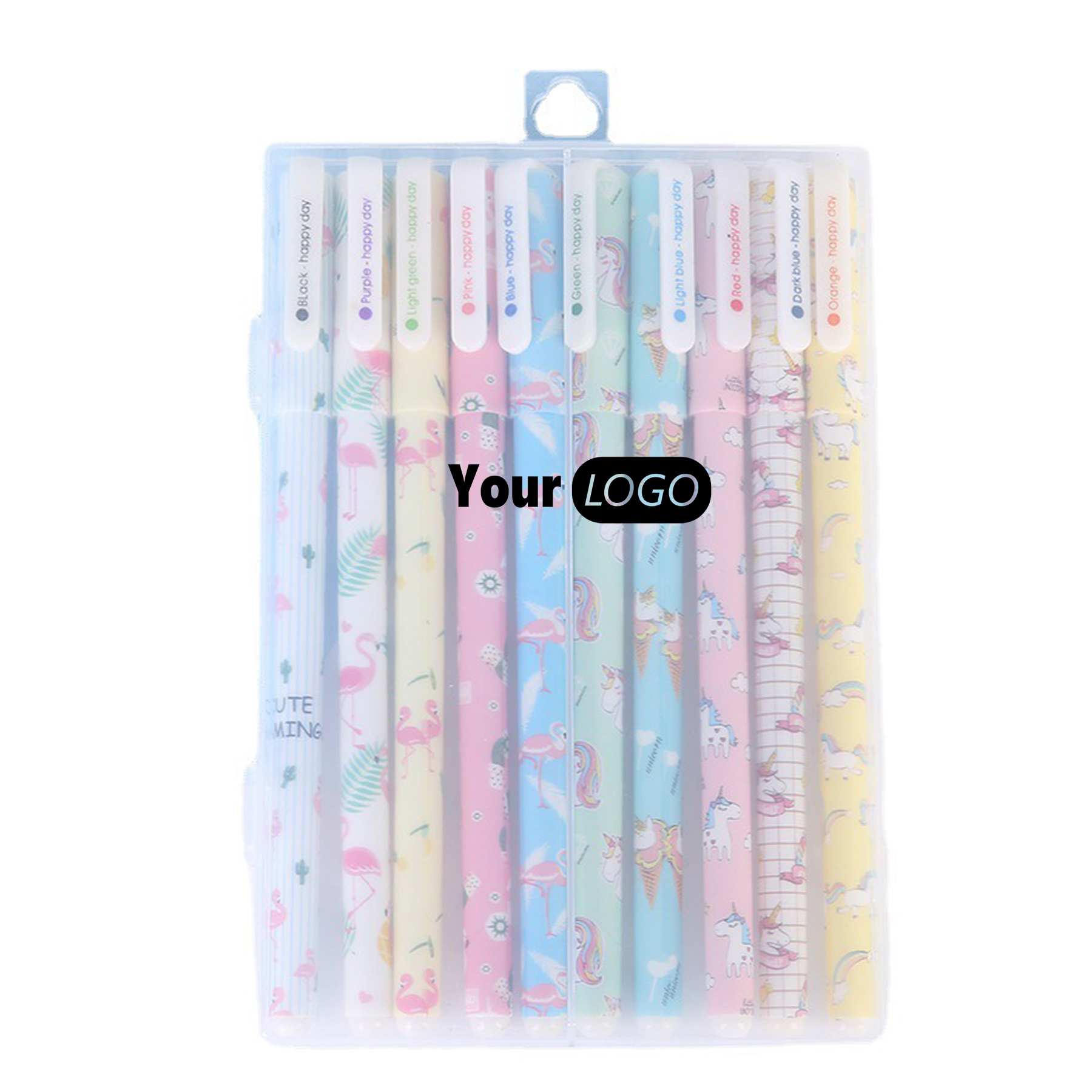 Creative cute little fresh gel pens 10 sets 4