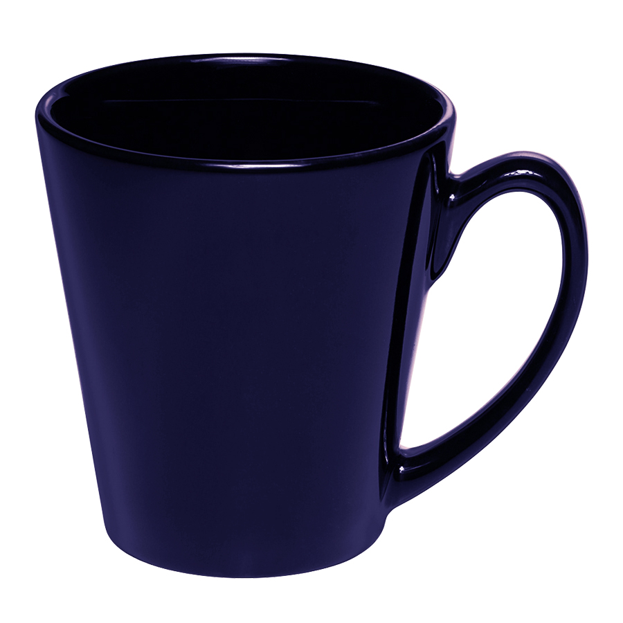 12 oz. Glossy Ceramic Latte Custom Coffee Mug 3