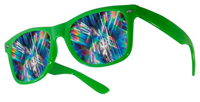 Diffraction Glasses - Plastic - Custom Imprint 2