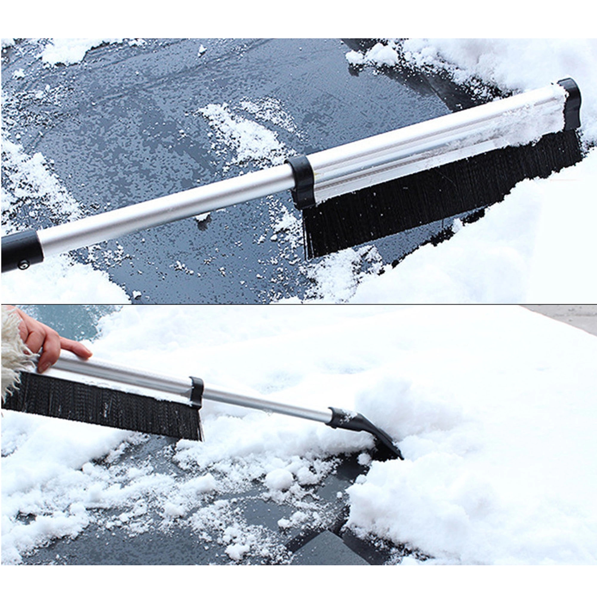 Car Snow Brush with Wider Ice Scraper 2
