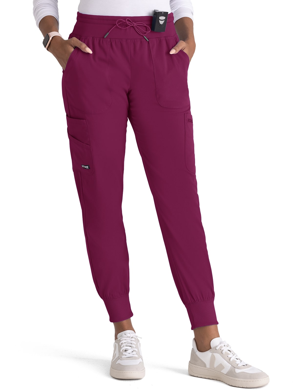 Grey's Anatomy Spandex Stretch - Women's Seven-Pocket Carly Jogger Scrub Pant 19