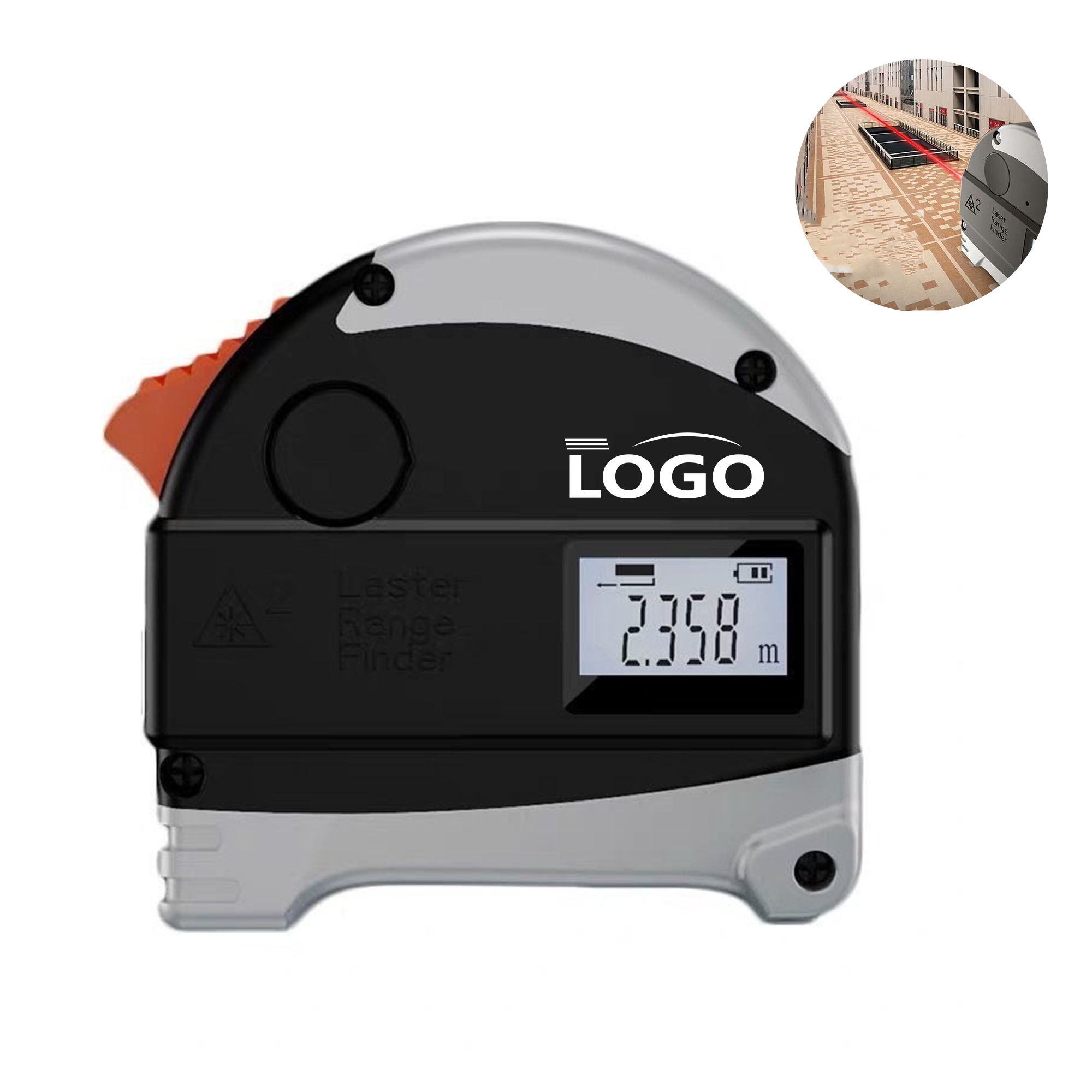 Laser Distance Tape Measure with 2-in-1 Function 4