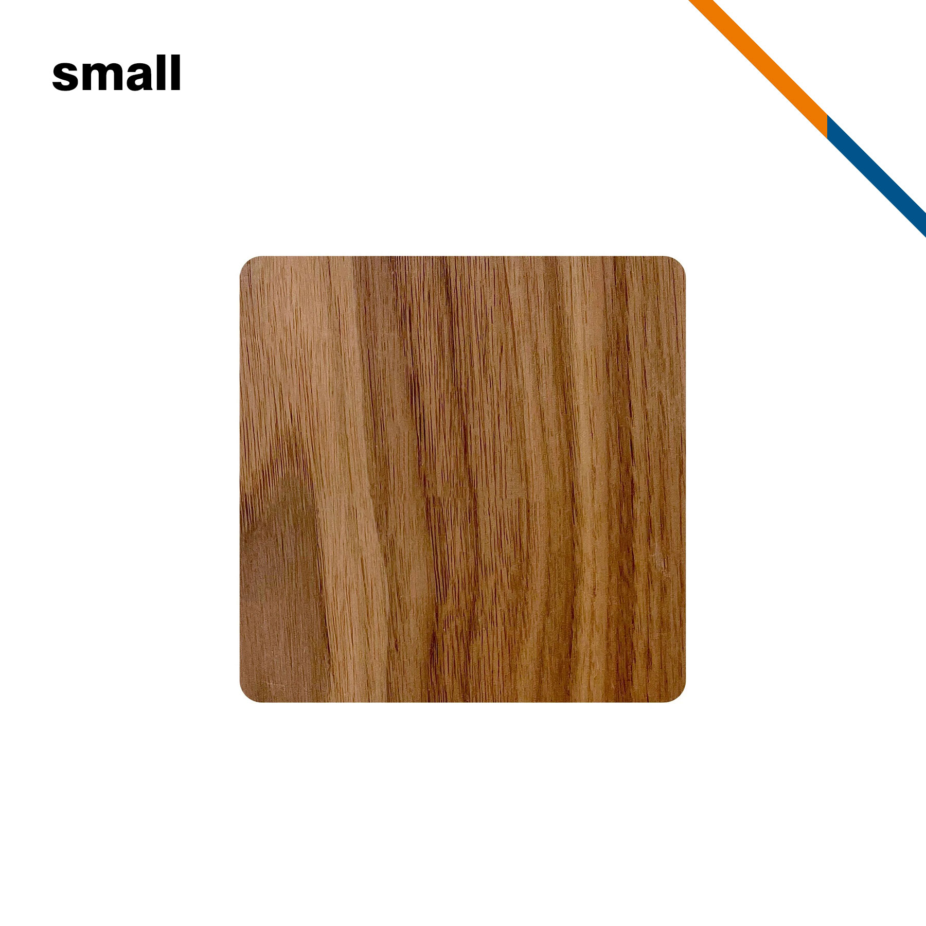 Jayne Walnut Square Coaster 4