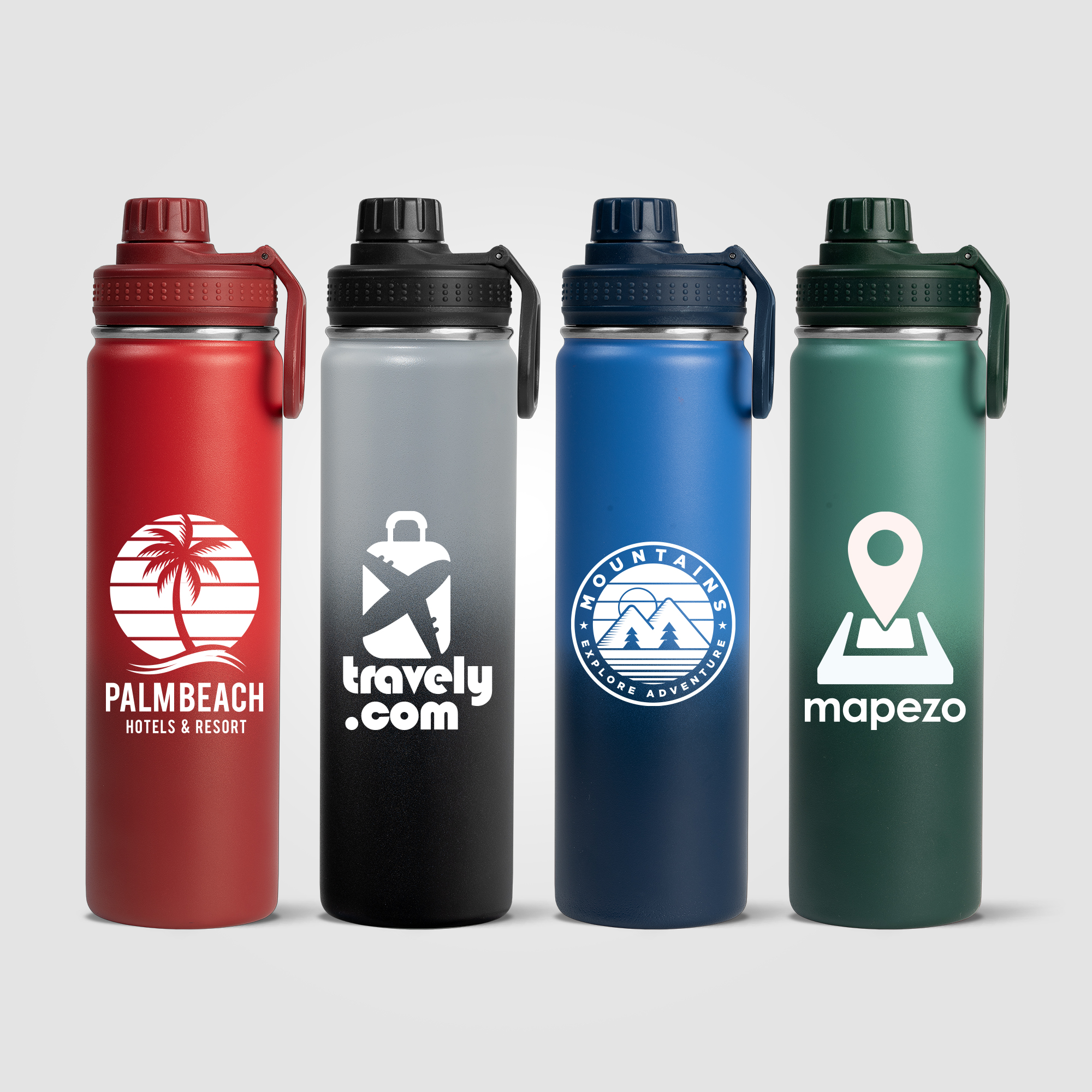 Alaska Ombre - 24 oz. Stainless Steel Double Wall Water Bottle 15