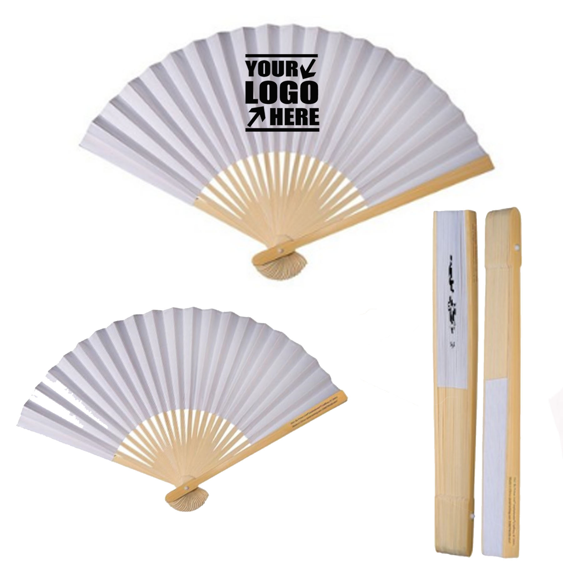 Rice Paper Folding Fan 2