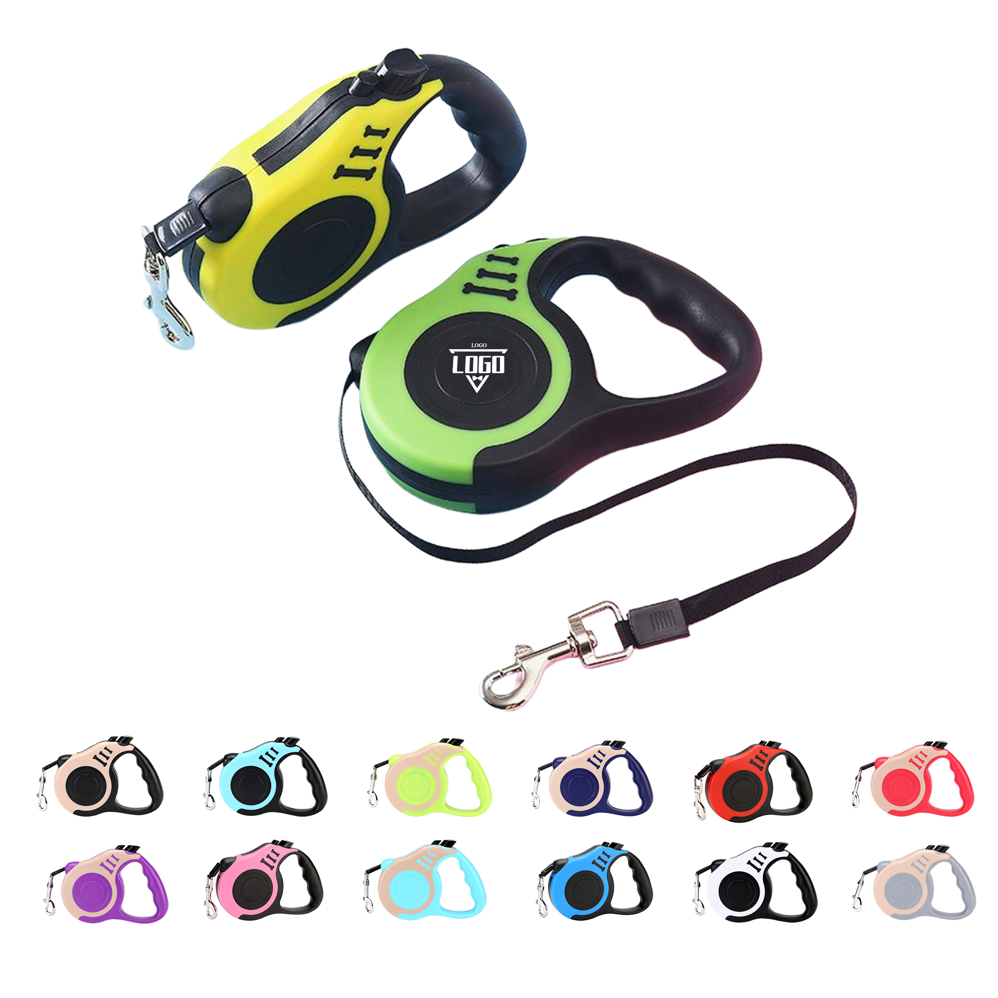 Retractable Nylon Leash For Small Dogs Up To 33 Pounds 3