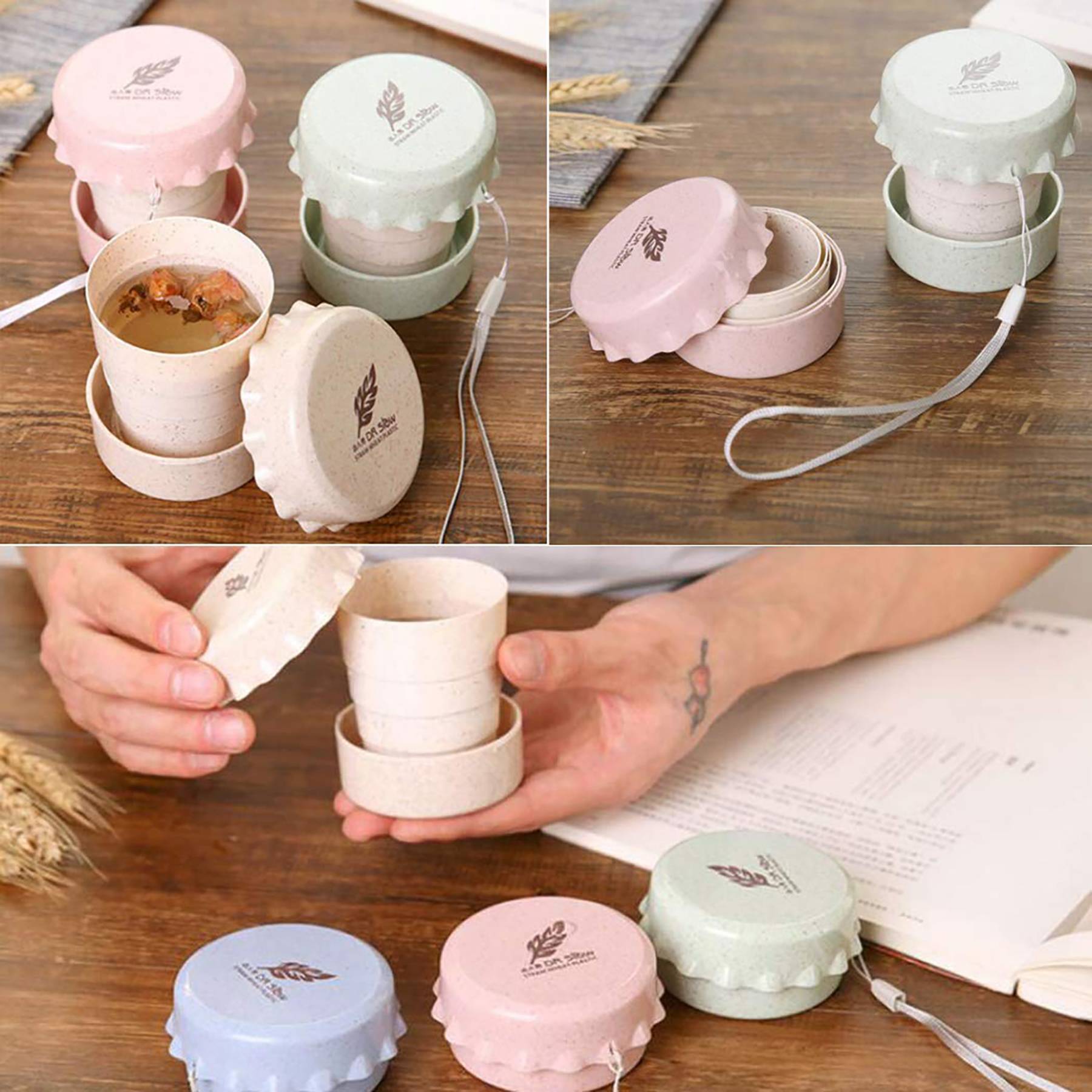 Environmental Folding Travel Telescopic Cup 1