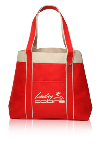 Donna Polyester Tote Bags, custom tote bag with logo imprint 8