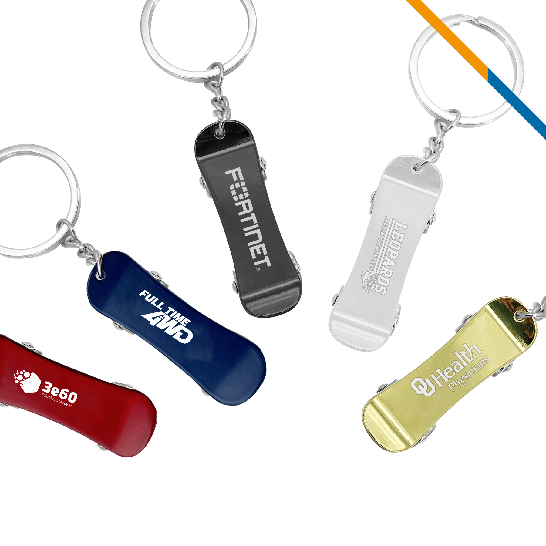 Mini Skateboard Keychain 1