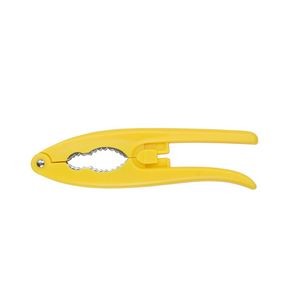 Plastic Handle Steel Nut Cracker Pliers Stainless Steel 10