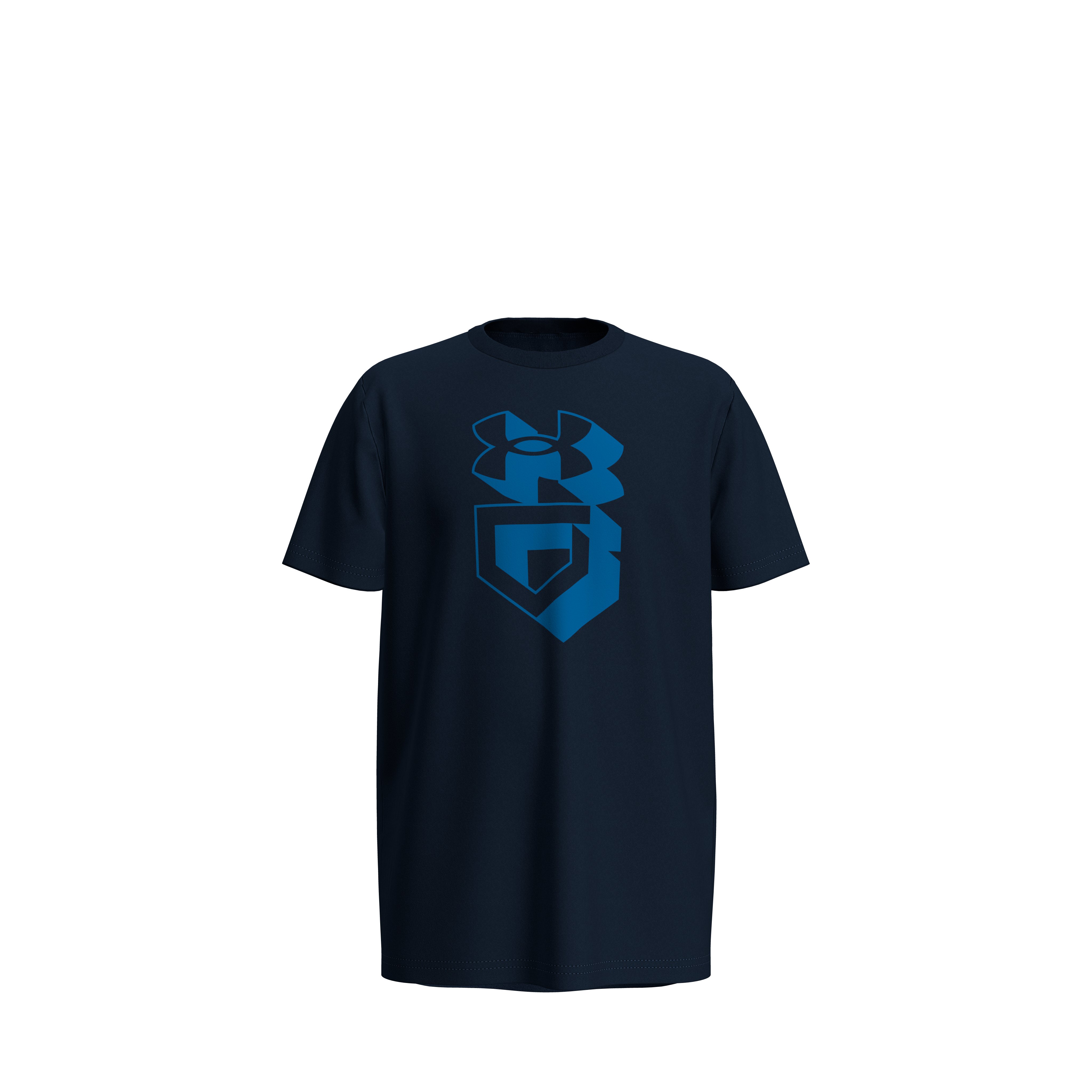Boys' UA Baseball Drop Shadow Short Sleeve 4