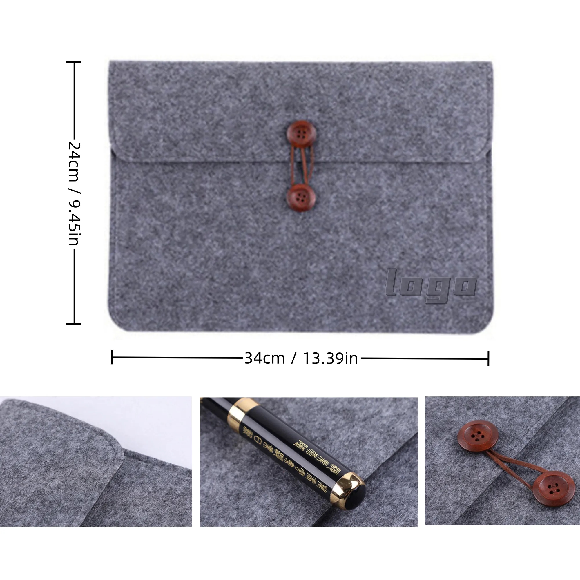 Eco-Friendly Felt A4 Document Bag for Corporate Events 4