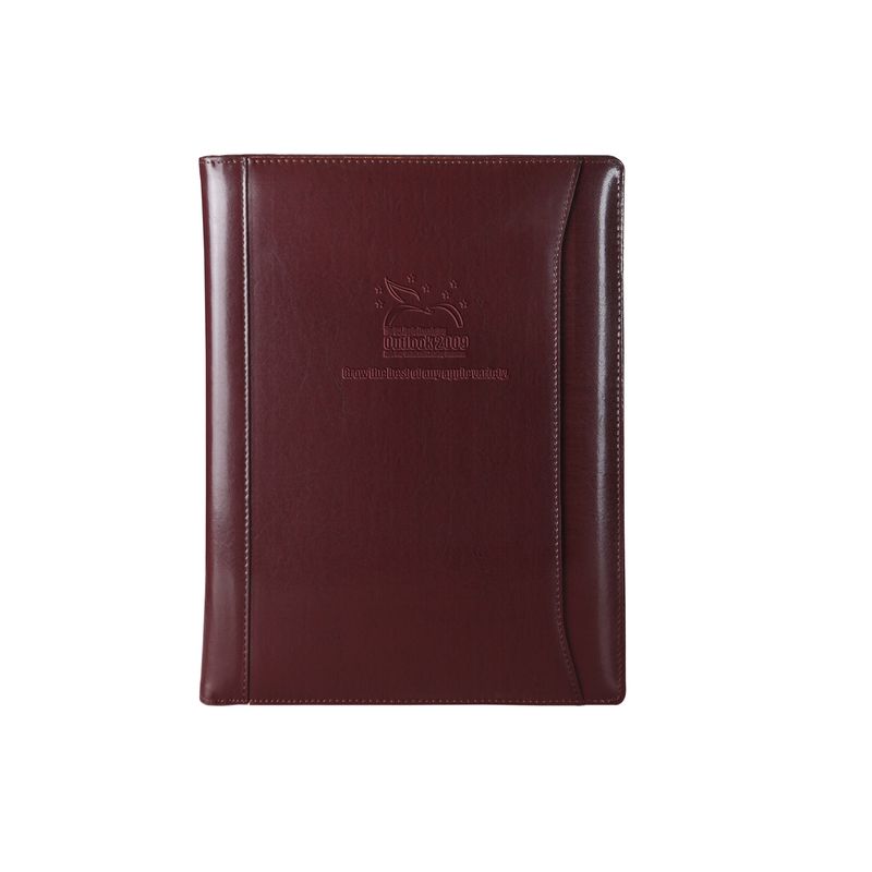 Black Atlantis Leather Non Zippered Padfolio 1