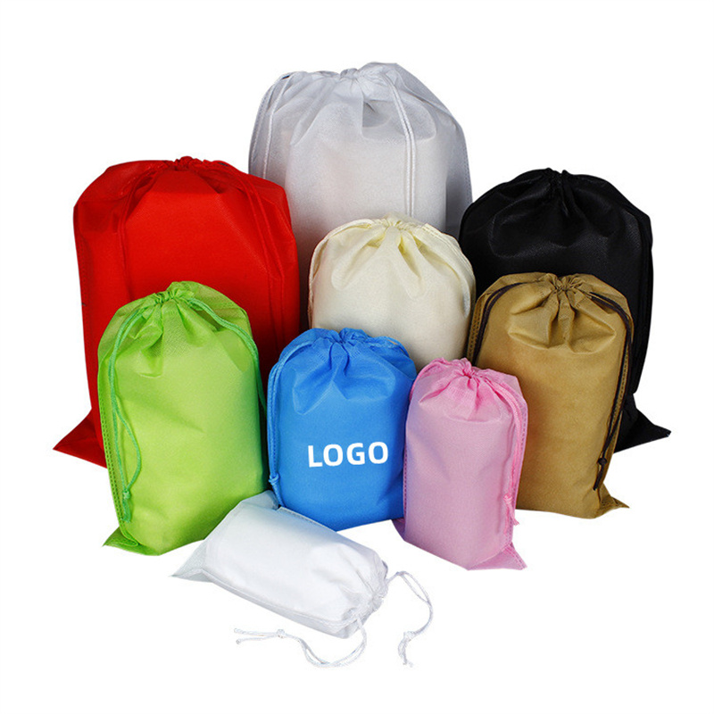 Non-Woven Drawstring Cinch Shopper Backpack 2