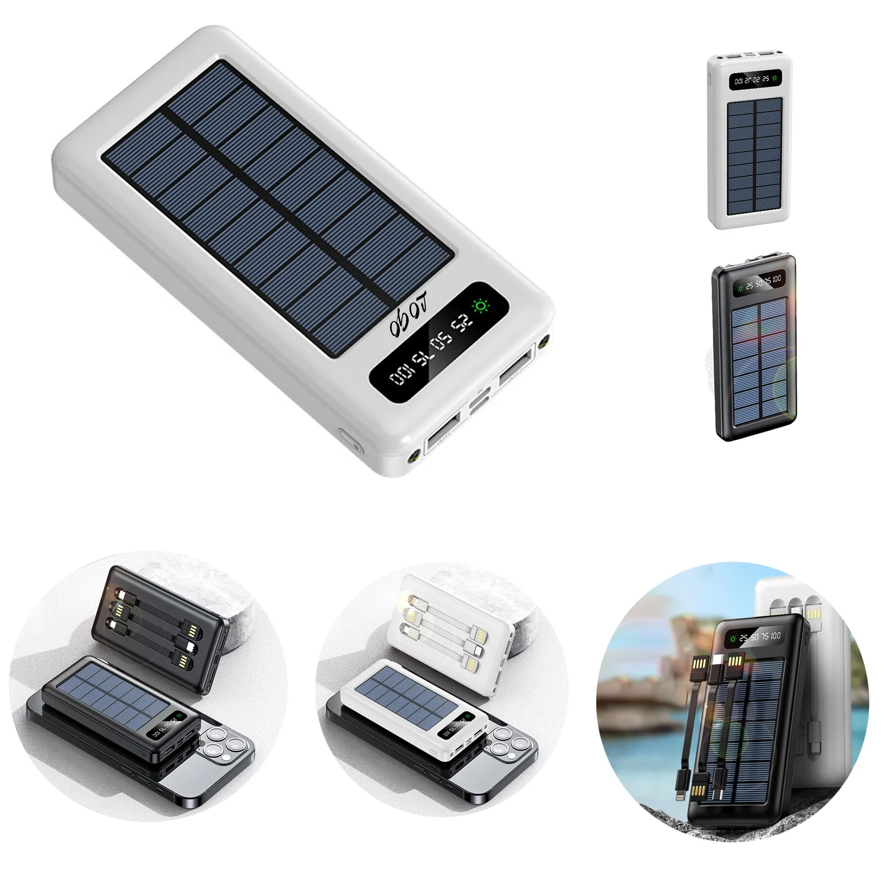 Solar 10000 mAh Power Bank 5