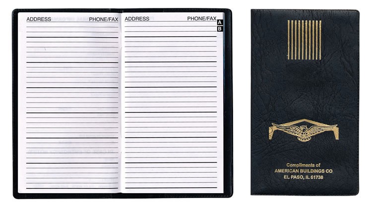 Executive Vinyl Telephone & Address Book 11