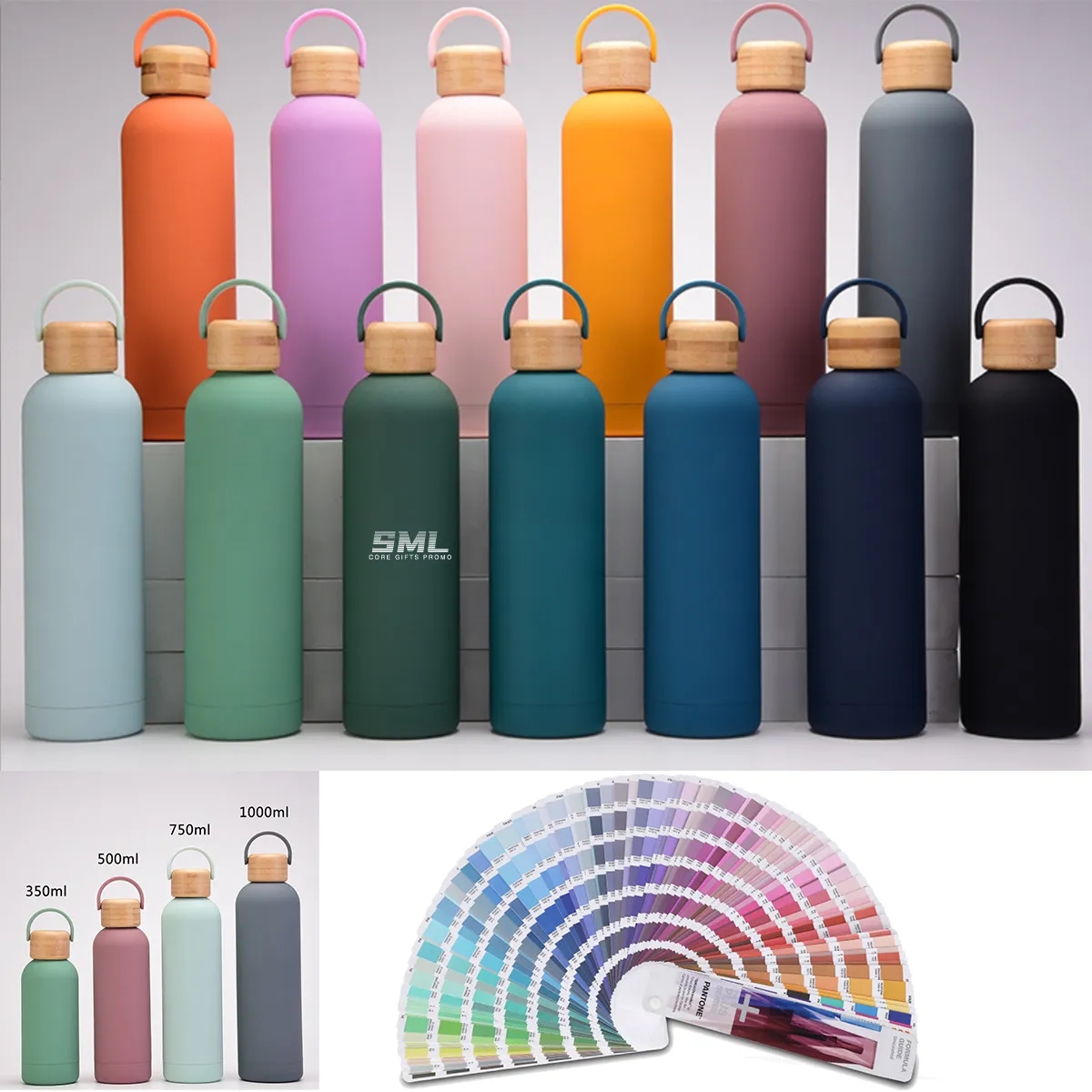 32oz Wall Vacuum Stainless Thermos Bottle with hand, custom water bottle with logo imprint 3