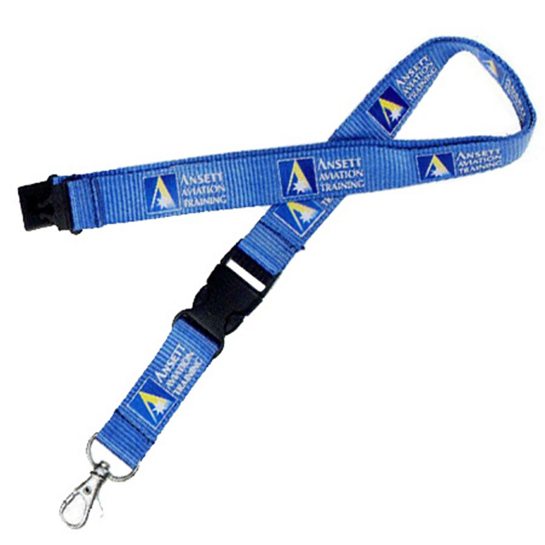 Nylon Silkscreen Lanyard - 5/8 inch 1