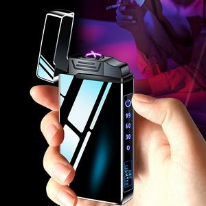 3 In 1 Dual E Arc Jet Lighter With Flashlight 18
