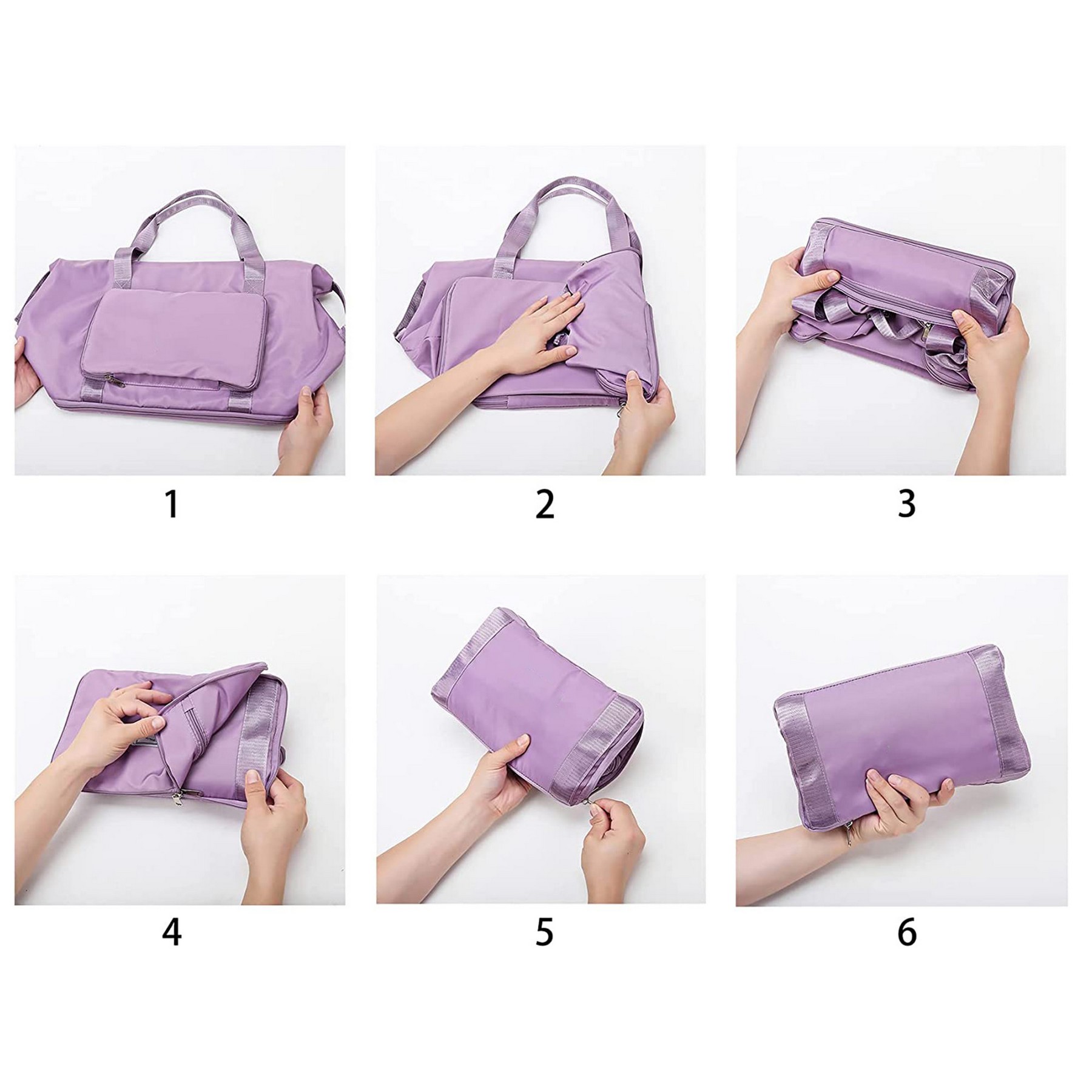 Expandable Folding Travel Duffle Tote Bag 4