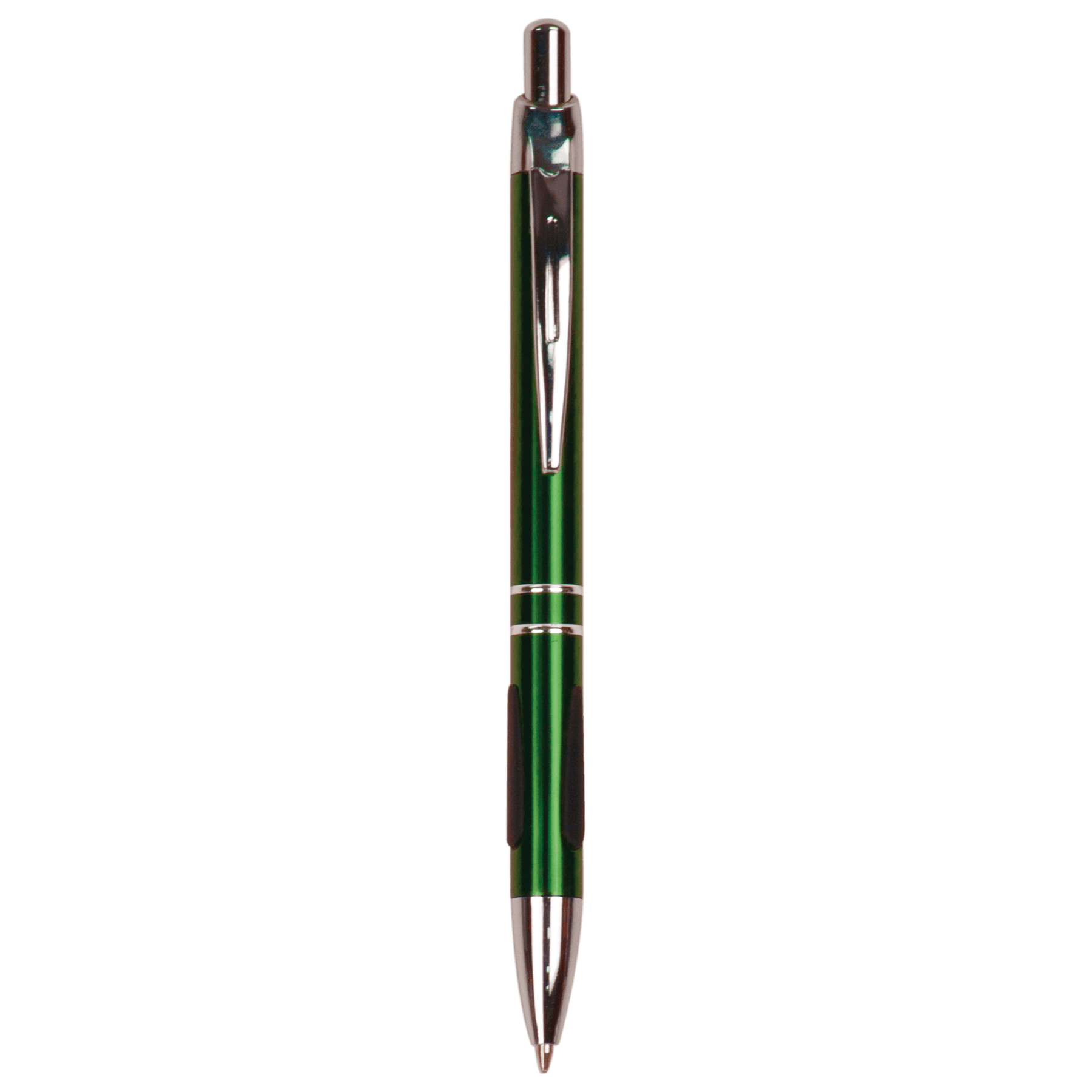 Green with Silver Trim Pen with Gripper 2