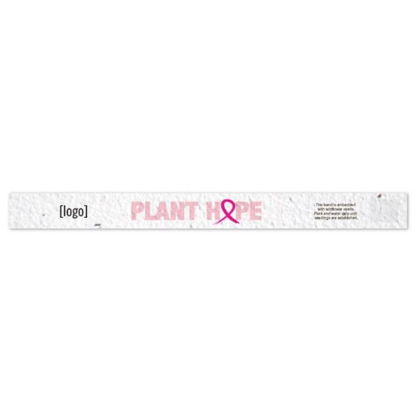Breast Cancer Awareness - Seed Paper Wristband 4