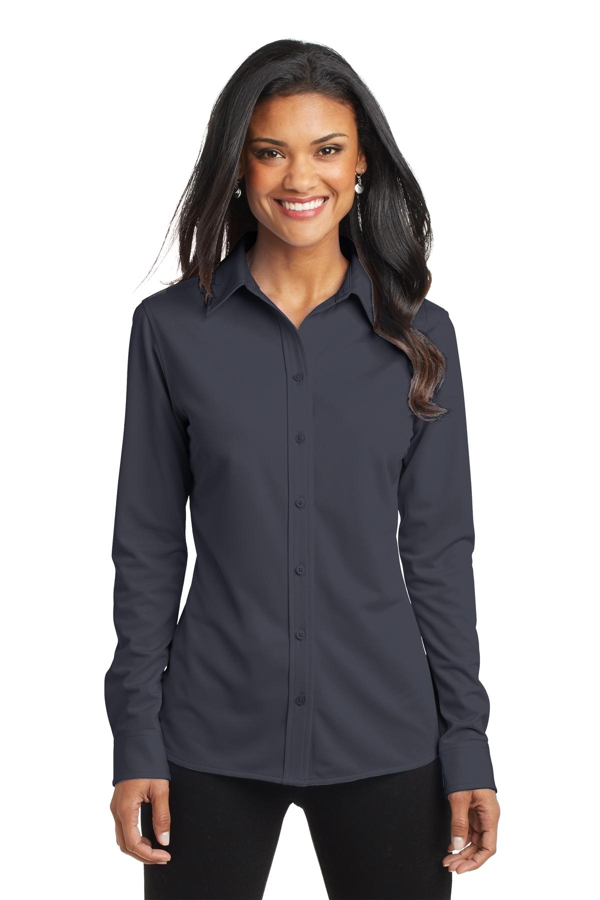 Women's Dimension Knit Dress Shirt