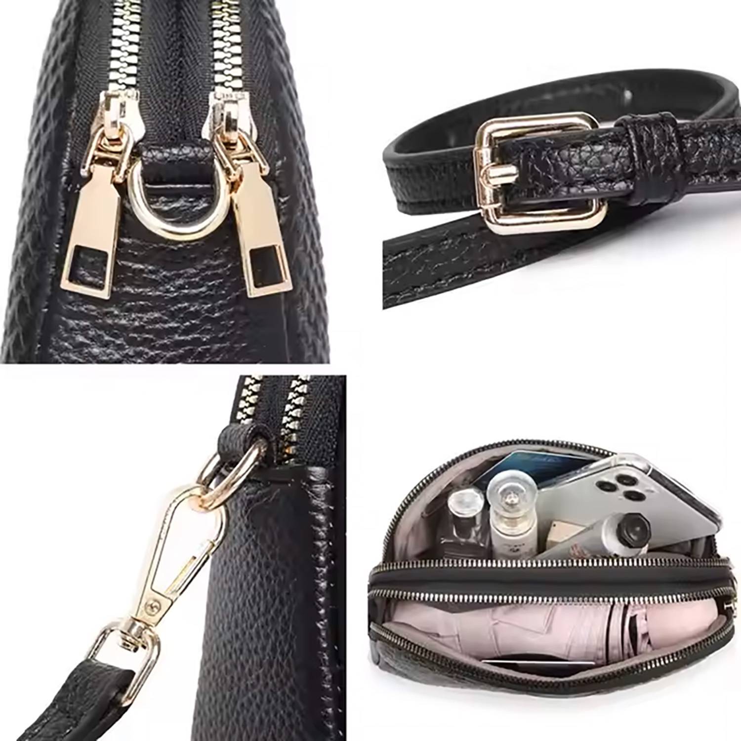 Cowhide shoulder crossbody bag 4
