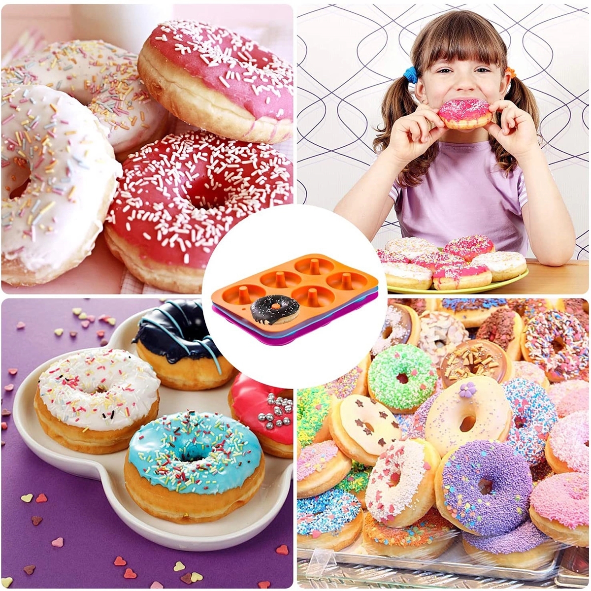 Silicon Doughnut Mould 4