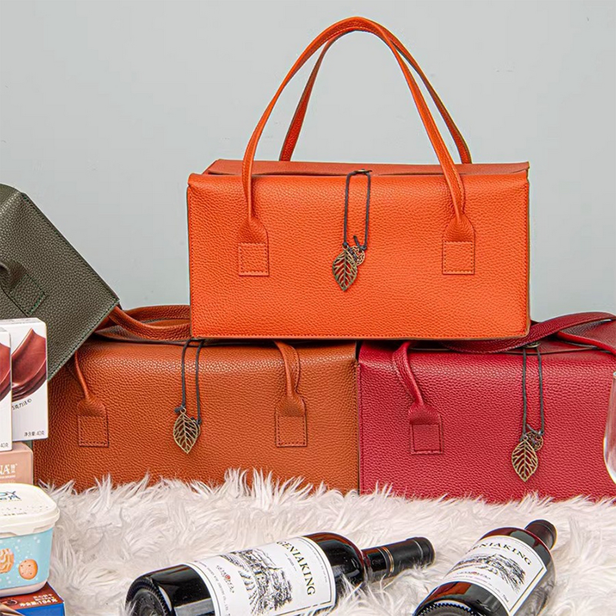 Business High-End Leather Gift Wine Gift Box 8