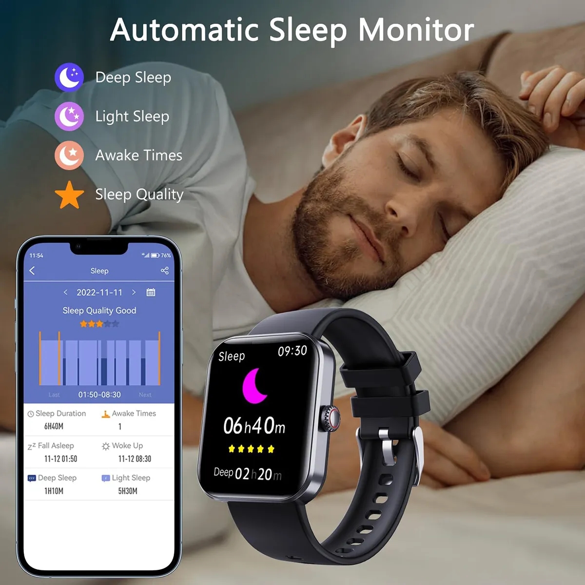 Smart Watch Fitness Tracker FDA Approved 4