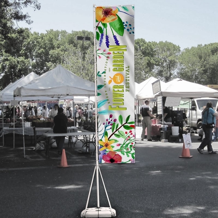 Giant Flag™Outdoor 23' Advertising Flag Single Sided 4