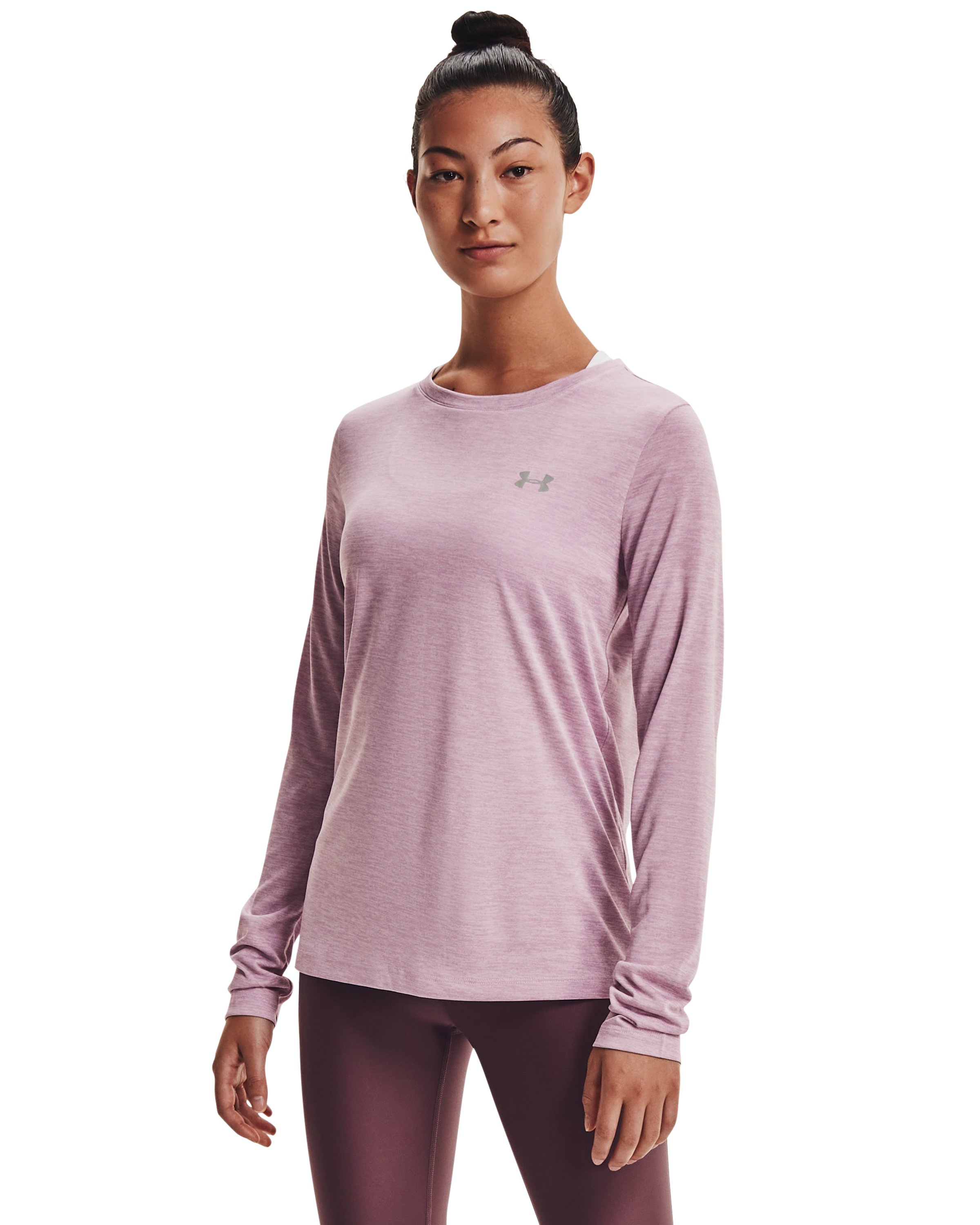 Women's UA Tech Twist Crew Long Sleeve  3