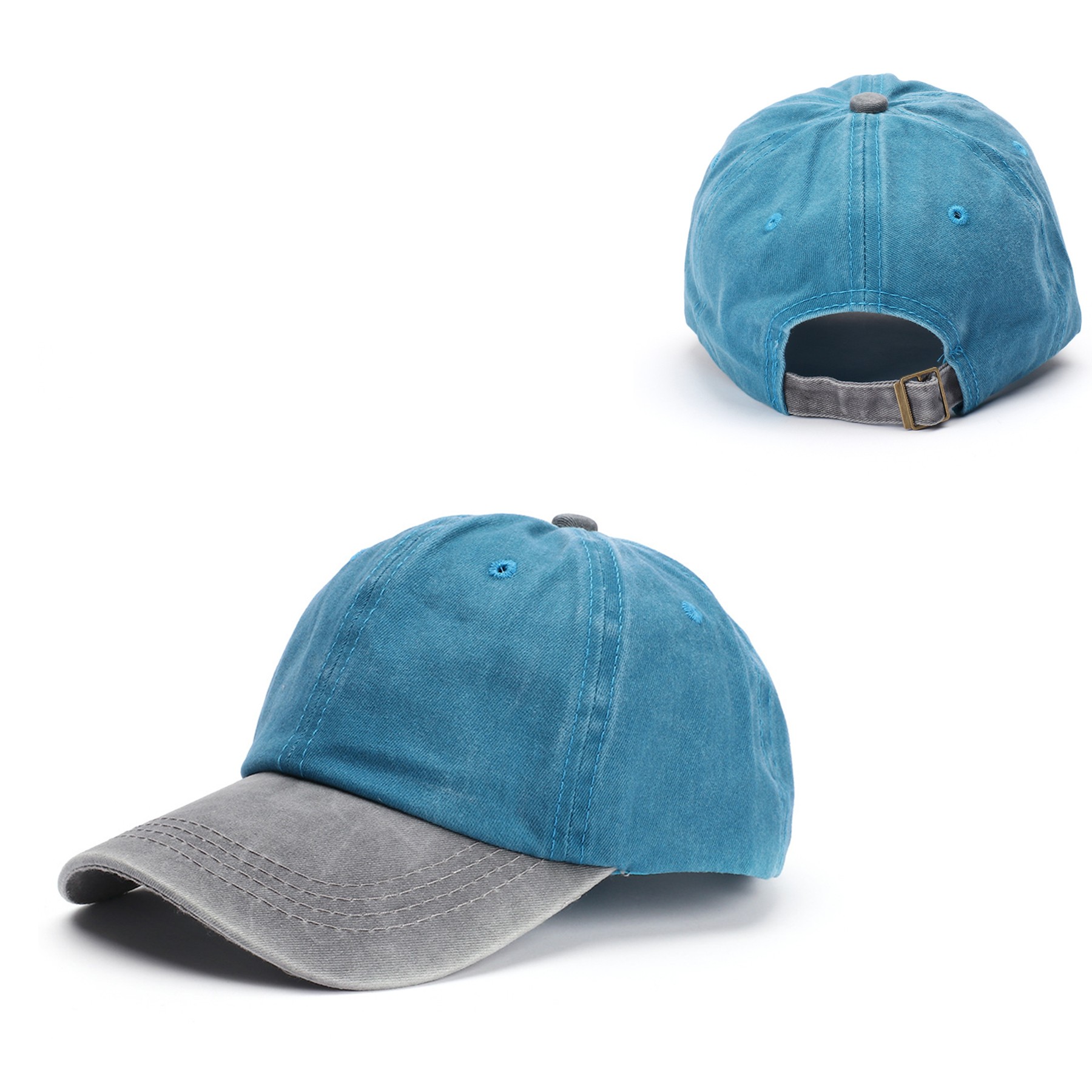 Two Tone Distressed Cowboy Hat 2