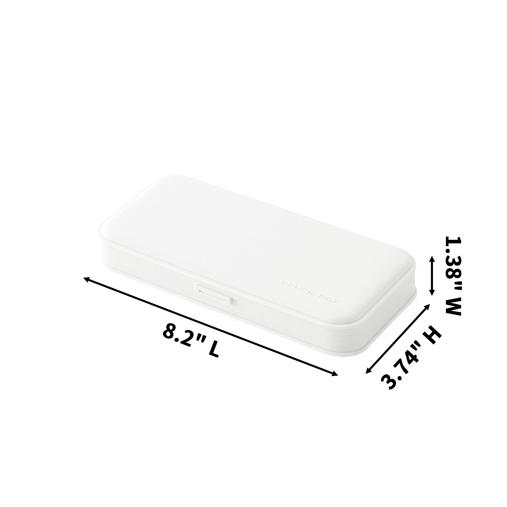 Transparent Plastic Storage Pencil Case Box 5