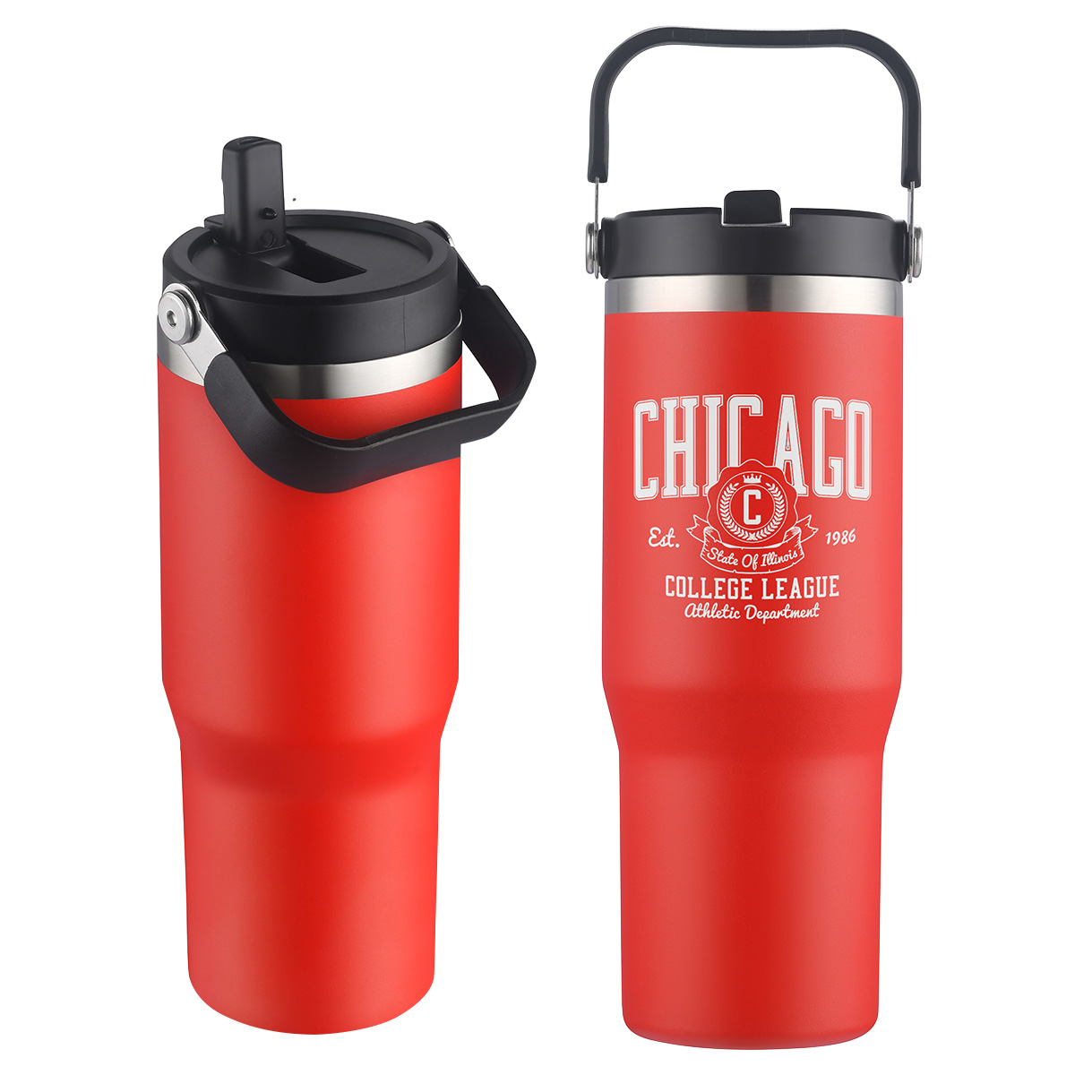 Tollara 30 oz Vacuum Insulated Tumbler with Flip Top Spout 15