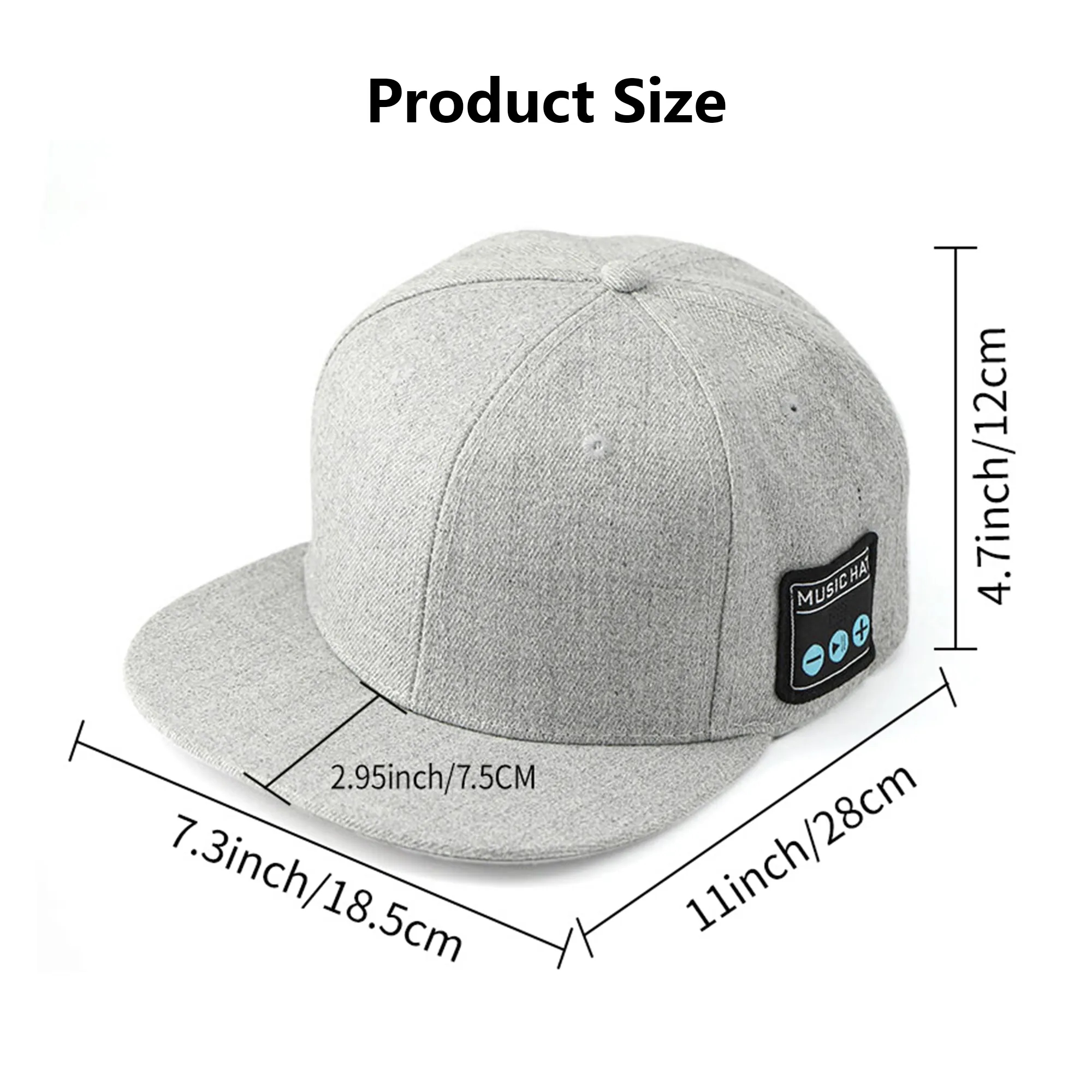 Wireless Audio Baseball Cap 4