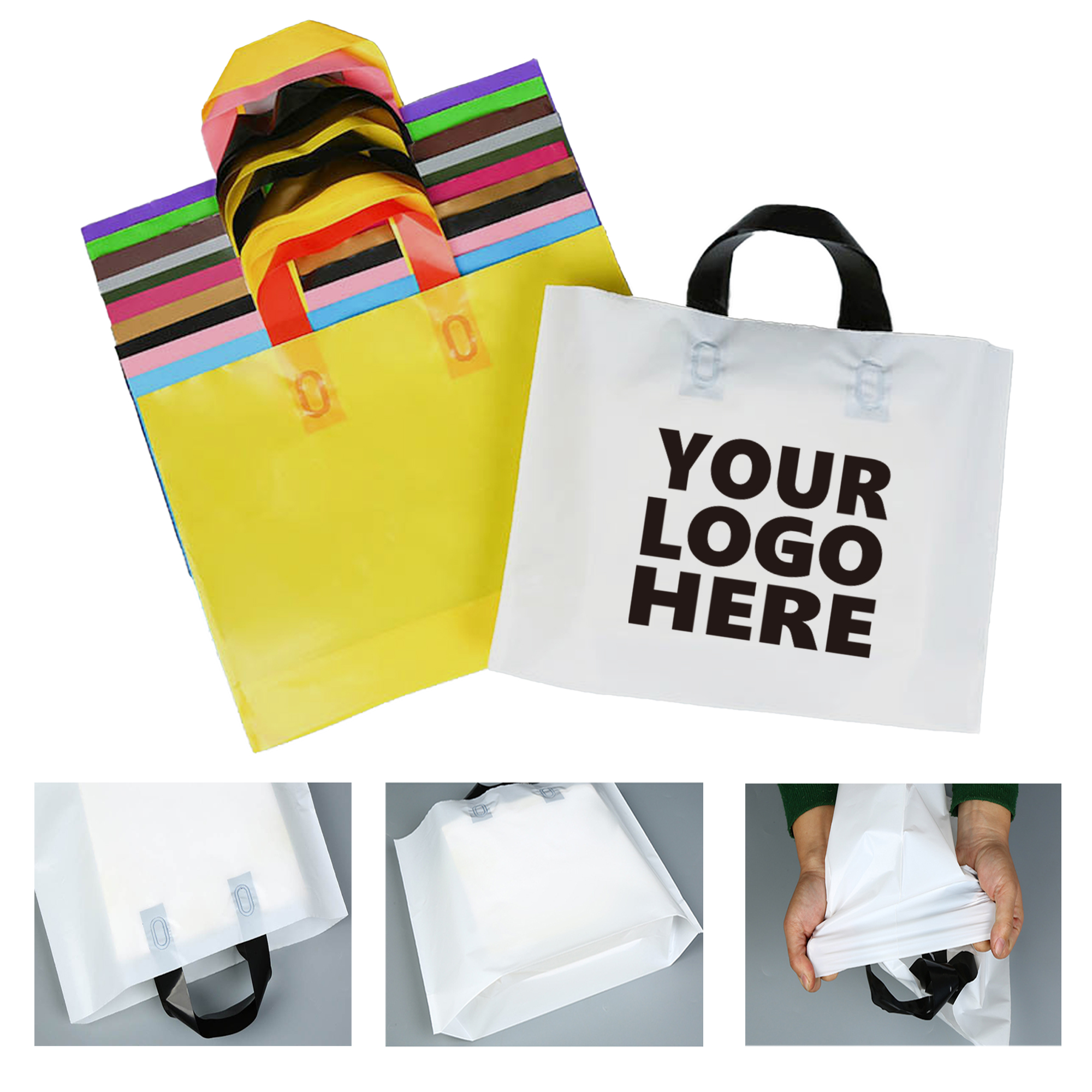 Plastic Shopping Bag With Handle 2