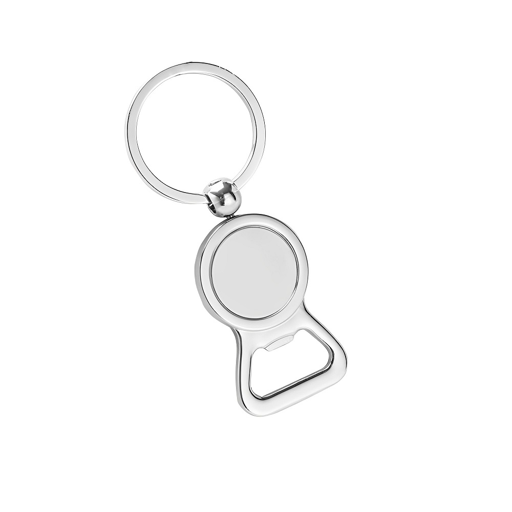 Metal Chrome Bottle Opener Keychains 4