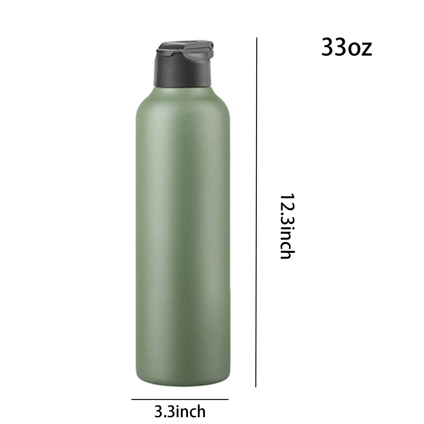 33oz stainless steel portable riding car water bottle 2