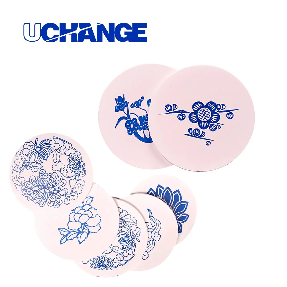 Round Wood Coaster Custom Print 3