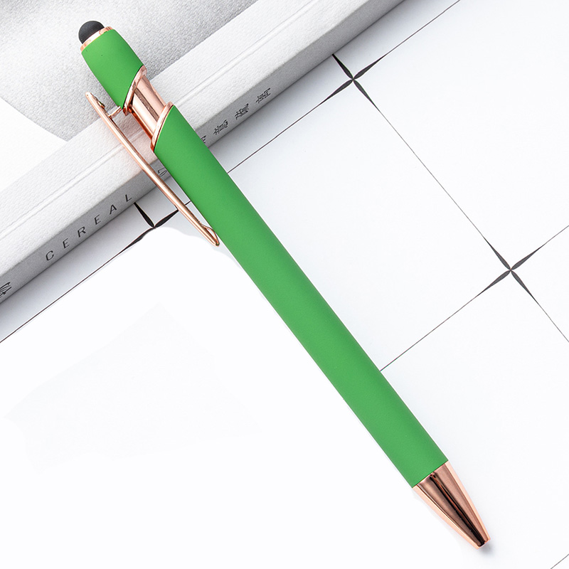 Soft Touch Aluminum Stylus Ballpoint Pen 14