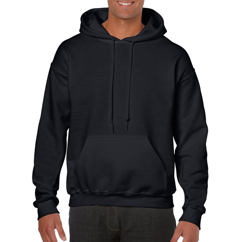 Irregular Gildan Hoodies - Black 2X