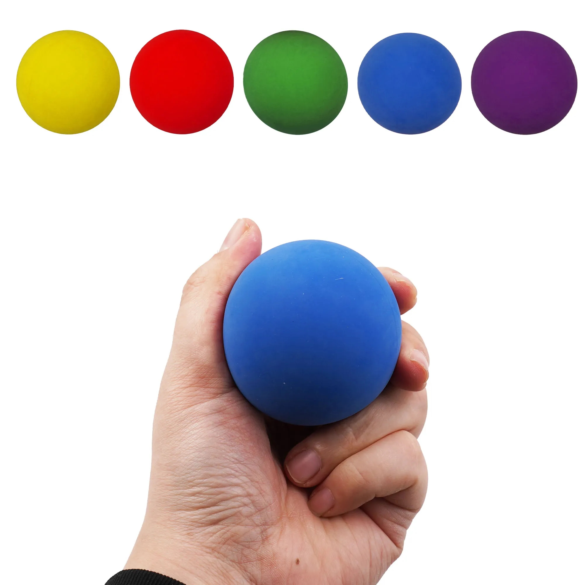 Custom Rubber High Bounce Handball Toy MOQ 100pcs 3