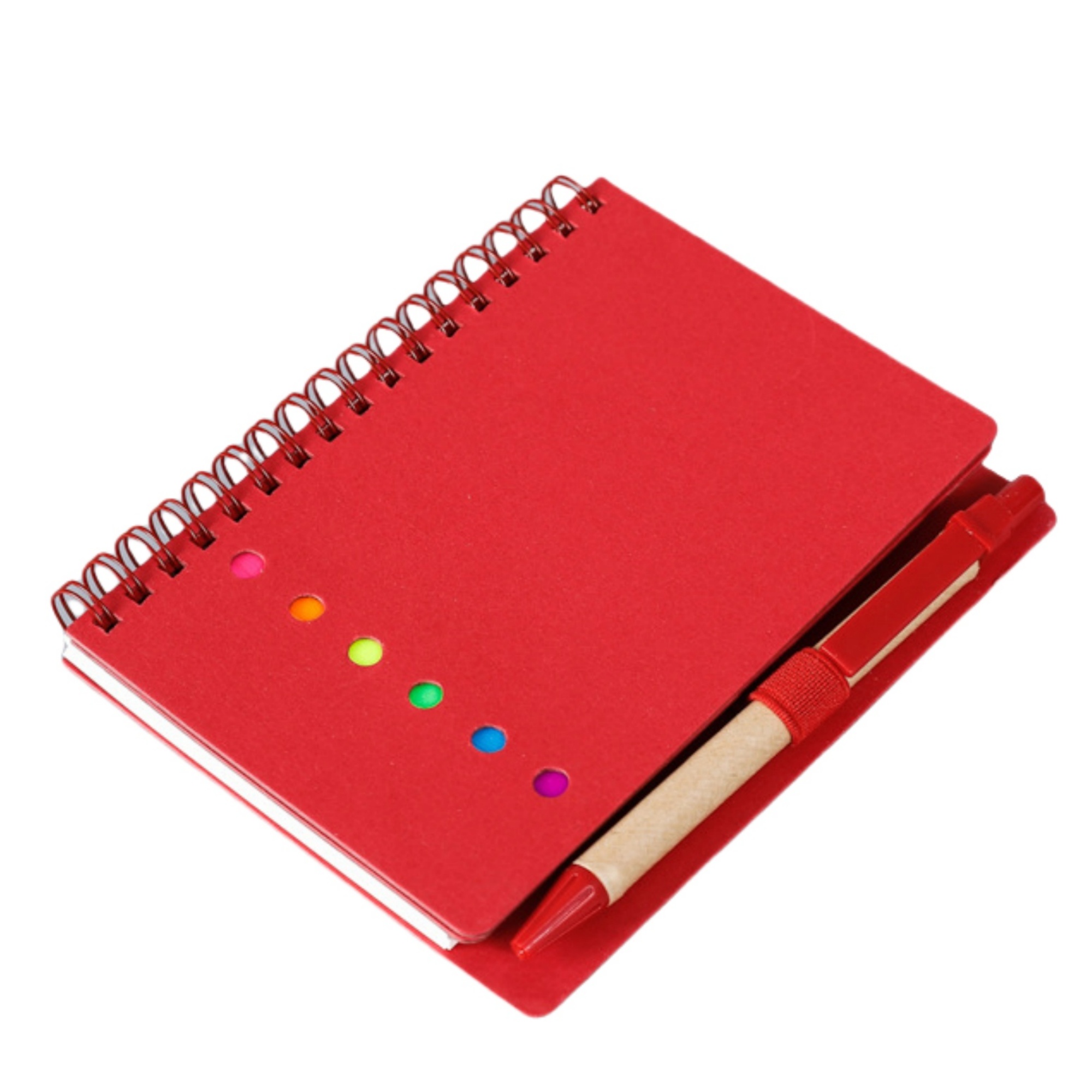 Spiral Notebook with Sticky Note 2
