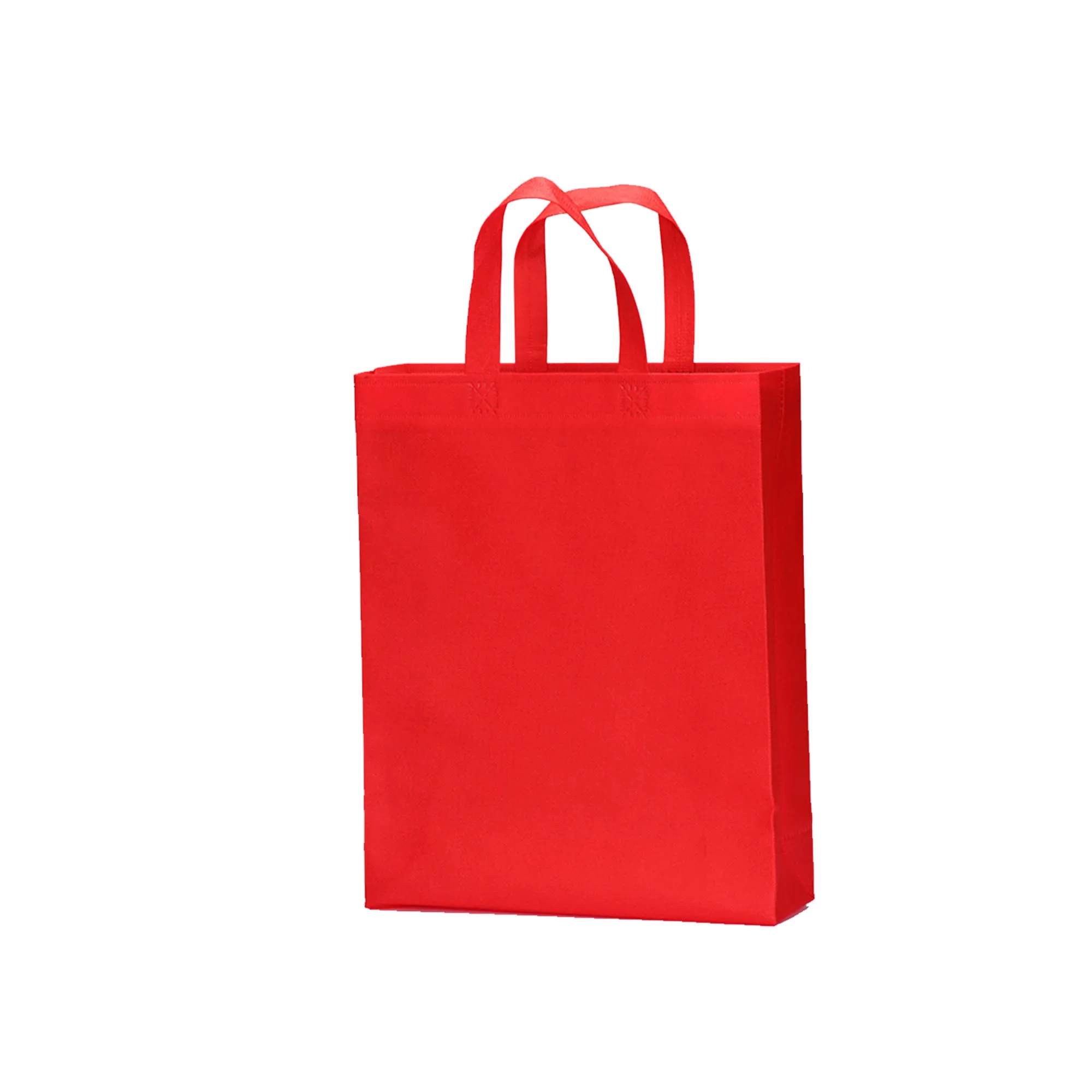 Reusable Non-Woven Grocery Tote Bag 11.8"x15"x3.9" 1