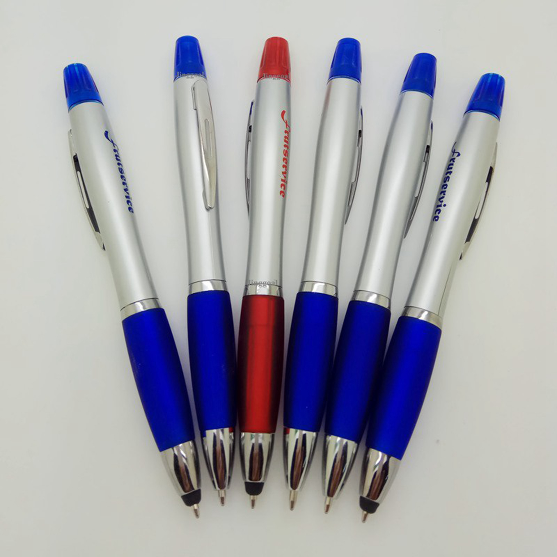 Double-End ABS Barrel Ballpoint Pen 4